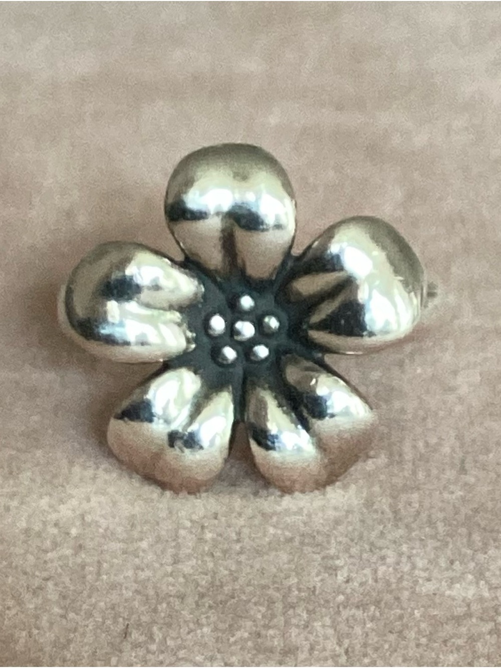 James Avery Silver Flower Ring Size 9